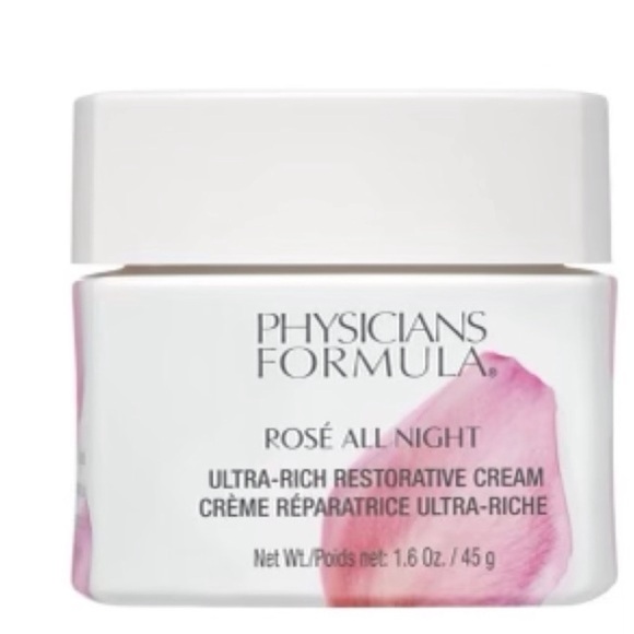 Physicians Formula Rose All Night Ultra-Rich Restorative Cream Moisturizer NEW - Picture 1 of 2
